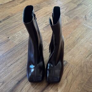 Jeffrey Campbell Dark Brown Ankle Boots